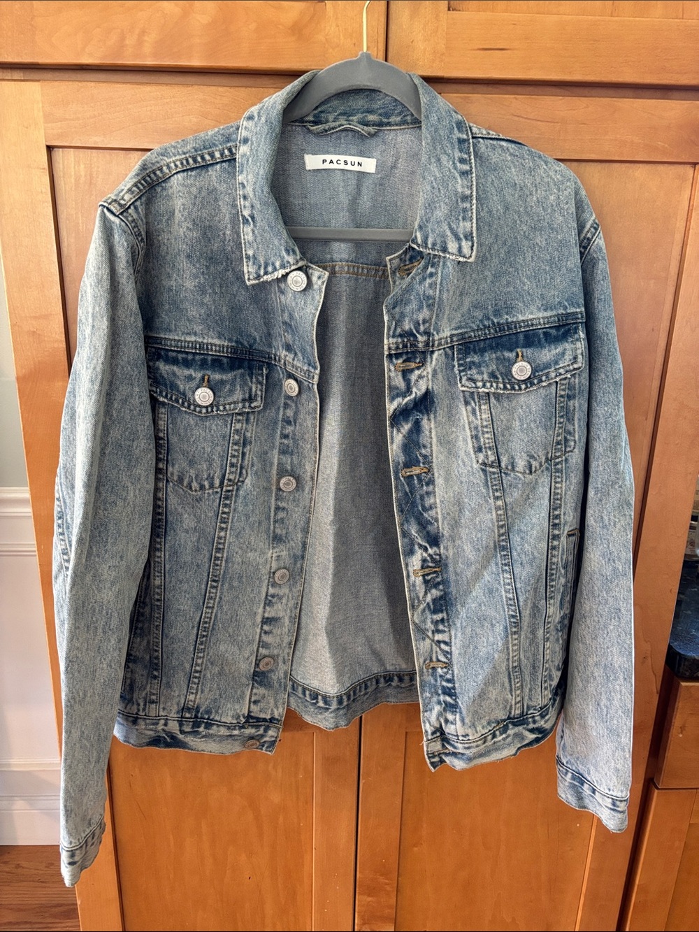 PacSun Washed Blue Denim Jacket